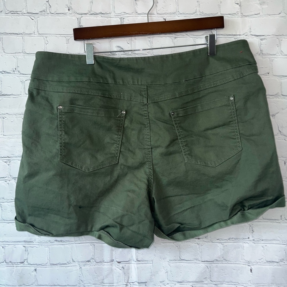 Time and Tru Dark green jean shorts size XXL - Picture 4 of 5